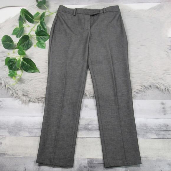 TALBOTS High Waist Straight Leg Pant Gray Trouser Dress Pants Women’s Size 4P - Picture 5 of 13